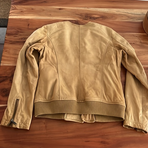 Gap Retro Look Soft Leather Jacket sz medium - Picture 8 of 14